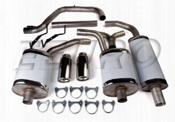 Exhaust System Kit (cat-back) (performance) (dual) - Mototec Mtesa934 Saab