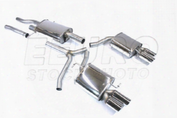 Exhaust System Kit (cat-back) (touring) (dual) - Mototec Mteau434 Audi