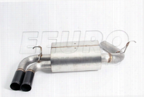 Free Flow Exhaust Muffler (w/ Black Tips) - Dinan D6600046blk Bmw