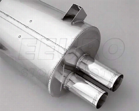 Free Flow Exhaust Muffler (w/ Polished Tips) - Dinan D6604600 Bmw