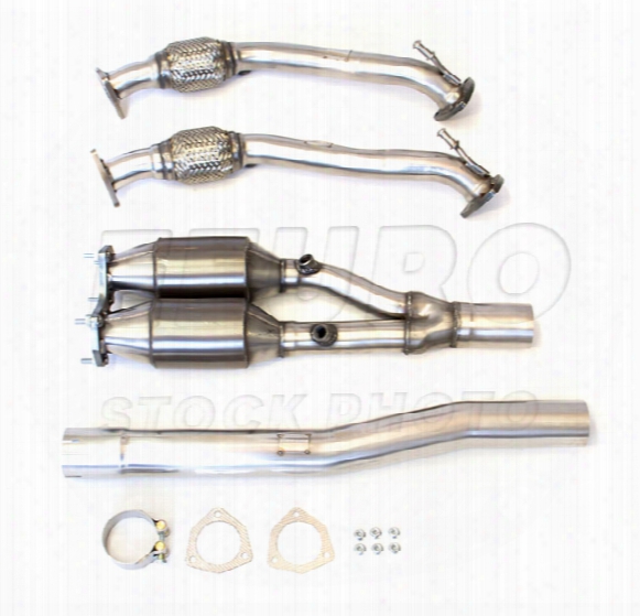Vw Catalytic Converter Set (hi-flow) (performance) (w/ Milltek Cat-back Exhaust)