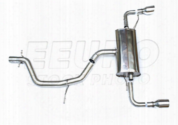 Vw Exhaust System Kit (cat-back) (performance) (2.75in) (non-resonated) (polished 90mm Jet Tips)