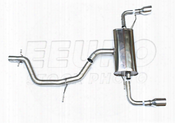 Vw Exhaust System Kit (cat-back) (performance) (2.75in) (non-resonated) (polished 100mm Gt Tips)