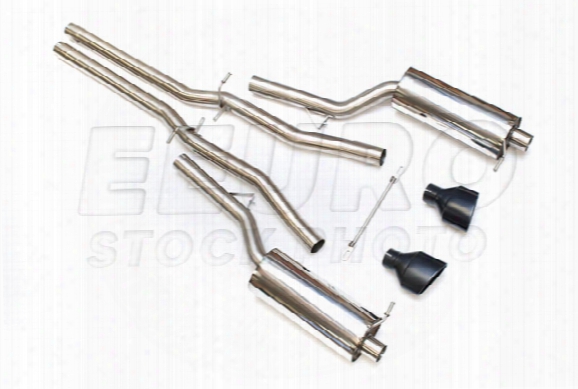 Vw Exhaust System Kit (cat-back) (performance) (non-resonated) (black Tips)