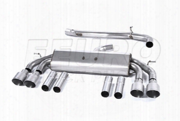 Vw Exhaust System Kit (cat-back) (performance) (non-resonated) (non-valved) (titanium Round Tips)