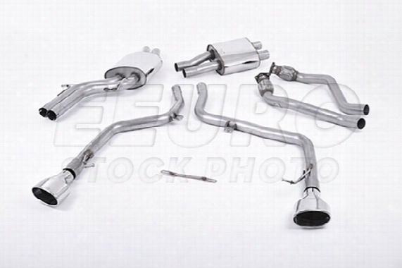 Vw Exhaust System Kit (cat-back) (performance) (non-resonated) (polished Oval 95mm Tips)