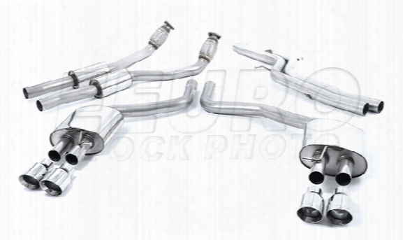 Vw Exhaust System Kit (cat-back) (performance) (non-resonated) (polished 100mm Tips)