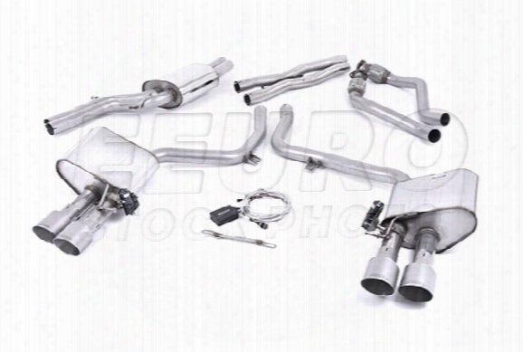 Vw Exhaust System Kit (cat-back) (performance) (non-resonated) (valvsonic) (titanium Tips)