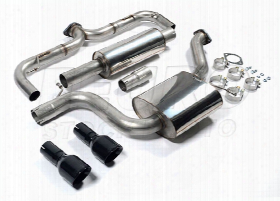 Vw Exhaust System Kit (cat-back) (performance) (resonated) (black Tips)