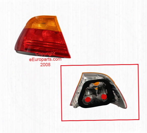 Tail Light Assembly - Driver Side Outer (amber) - Genuine Bmw 63218375801