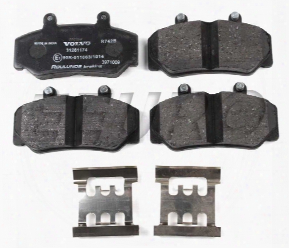 Disc Brake Pad Set - Front - Genuine Volvo 31261181