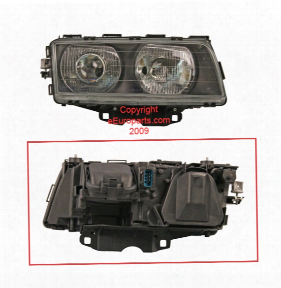 Headlight Assembly - Passenger Side (halogen) - Bosch 0302469002 Bmw 63128352744