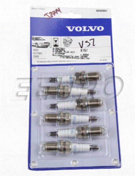 Spark Plug Set (set Of 6) - Genuine Volvo 8642661