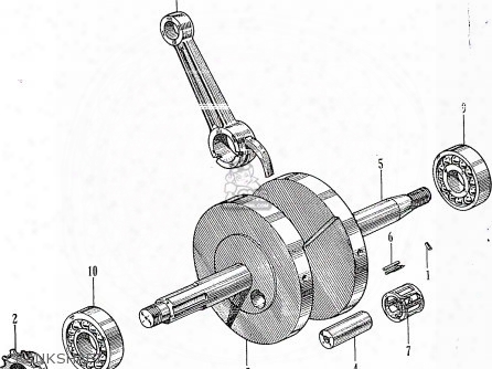 (13321063310) Crankshaft, Left