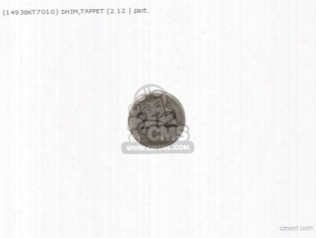 (14938kt7010) Shim,tappet (2.12