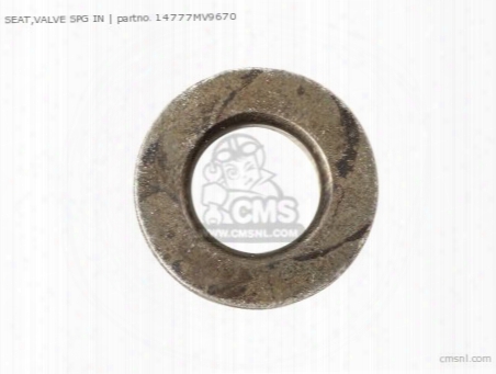 Seat,valve Spg In