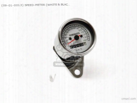 (09-01-0013) Speed-meter (white & Black) Multipurpose 6/12v Mode