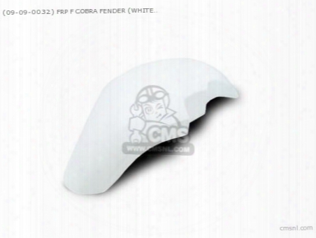 (09-09-0032) Frp F Cobra Fender (white Gel Coat) Monkey/gorill