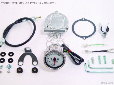 Tachometer Kit (led Type) 12v Monkey (superhead/e?f-type)