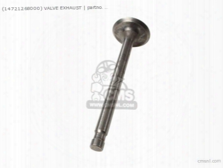 (14721268000) Valve Exhaust