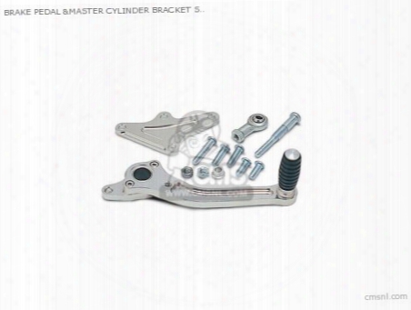 Brake Pedal &master Cylinder Bracket Set Rear Disk Brakerepair P