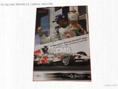 F1 Victory Poster 20