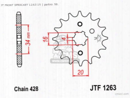 Jt Front Sprocket 1263.15