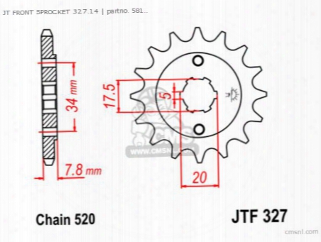 Jt Front Sprocket 327.14