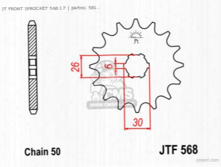Jt Front Sprocket 568.17