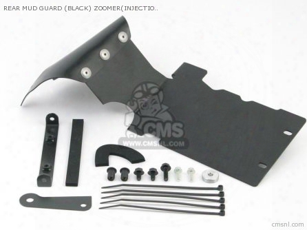 Rear Mud Guard (black) Zoomer(injection-type)