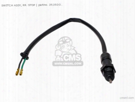Switch Assy, Rr. Stop