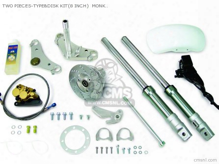 Two Pieces-type&circular Plate Kit(8 Inch) Monkey, Gorilla (fender Less