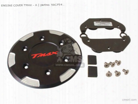 Engine Cover Tmax - Alu-black