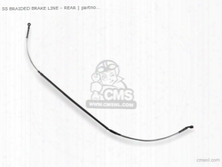 Ss Braided Brake Line - Rear