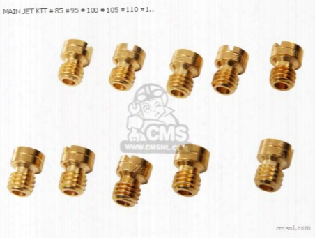 Main Jet Kit #85 #95 #100 #105 #110 #115 #120 #125 #130 #135