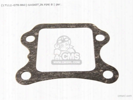 (17112gt8860) Gasket,in.pipe B