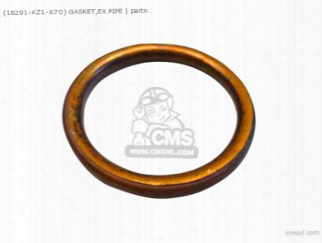 (18291kz1670) Gasket,ex.pipe