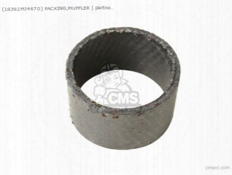 (18392mj4670) Packing,muffler