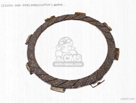 (22201-360-306) Disk,clutch