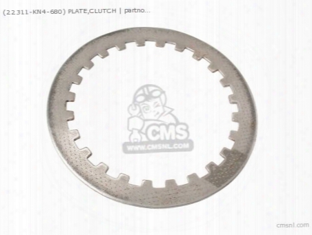 (22311kn4680) Plate,clutch