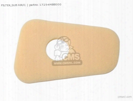 Filter,sub Air/c