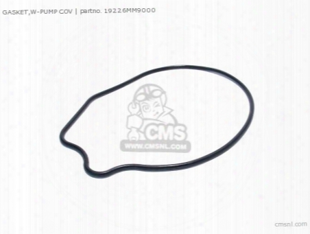Gasket,w-pump Cov