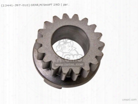 (32441397010) Gear,m/shaft 2nd