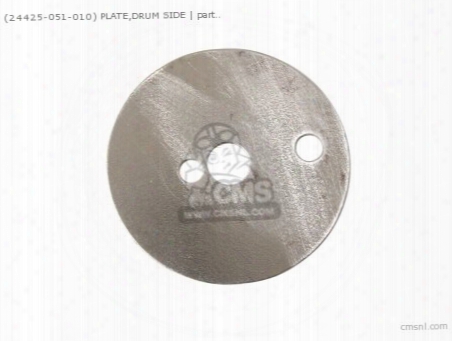(24425051010) Plate,drum Side