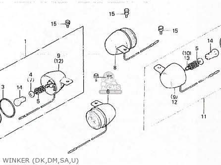 (33400-181-922) Winker Assy,r.fr.