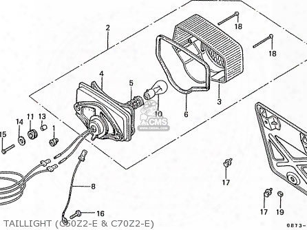 (33701087742) Unit,tail Light