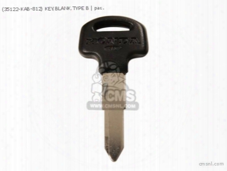 (35122-kab-812) Key,blank,type B