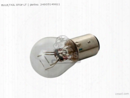 Bulb,tail Stop Lt