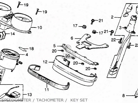 (44830kb4700) Cable,speedometer