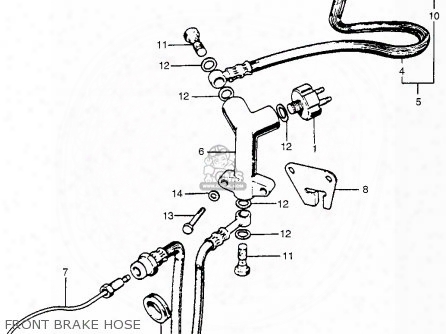 (45126341003) Hose B,fr. Brake